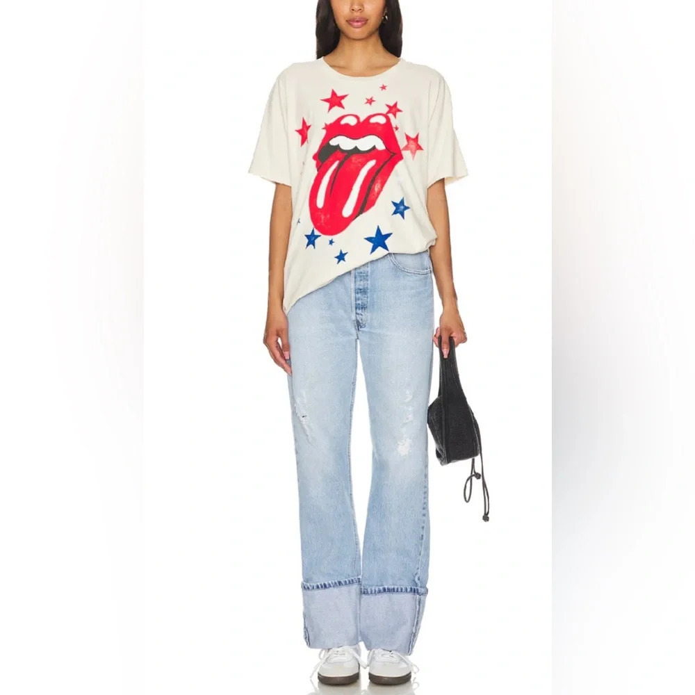 Daydreamer Top Women’s XS Rolling Stones Stars Merch Band Tee